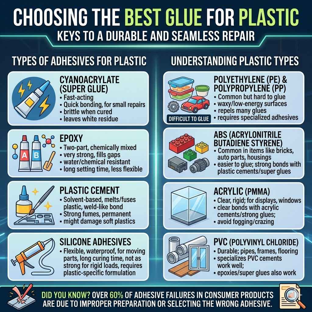 Choosing the Best Glue for Plastic