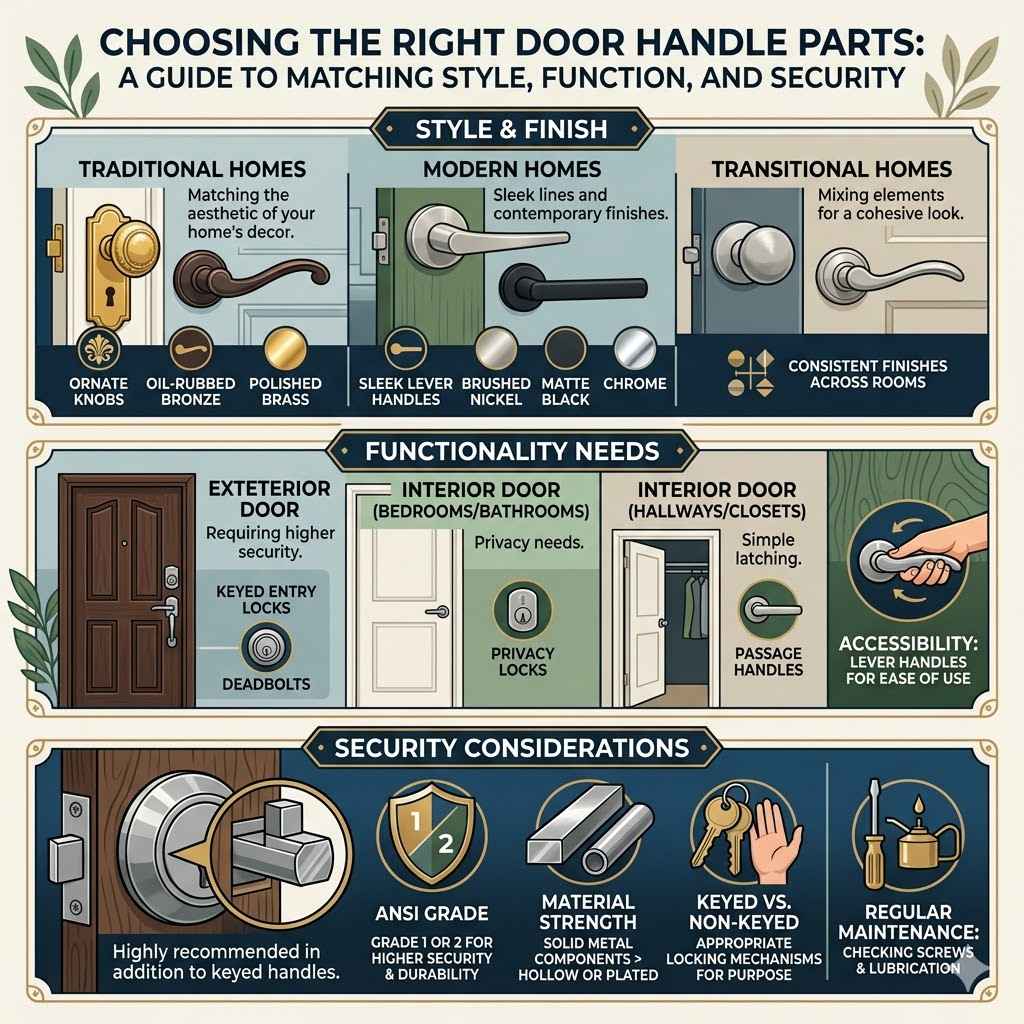 Choosing the Right Door Handle Parts