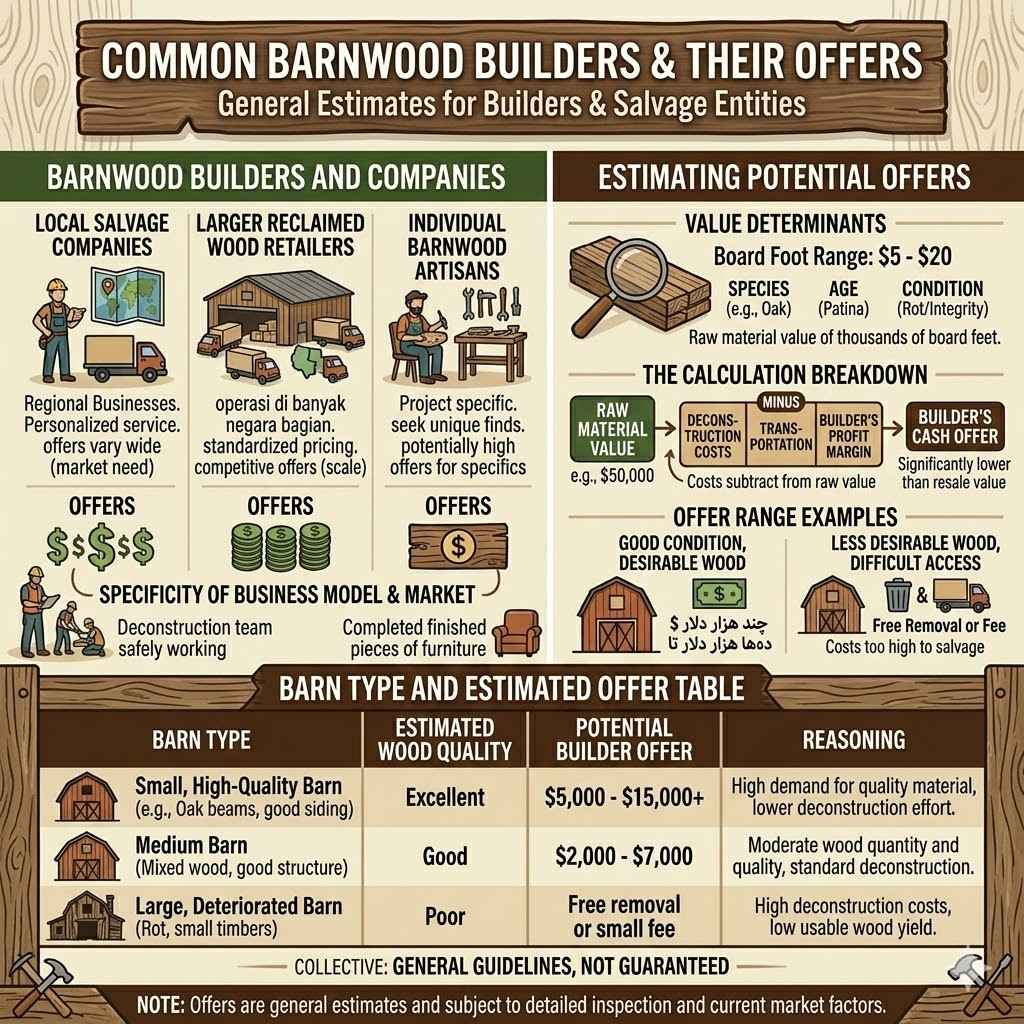 Common Barnwood Builders and Their Offers