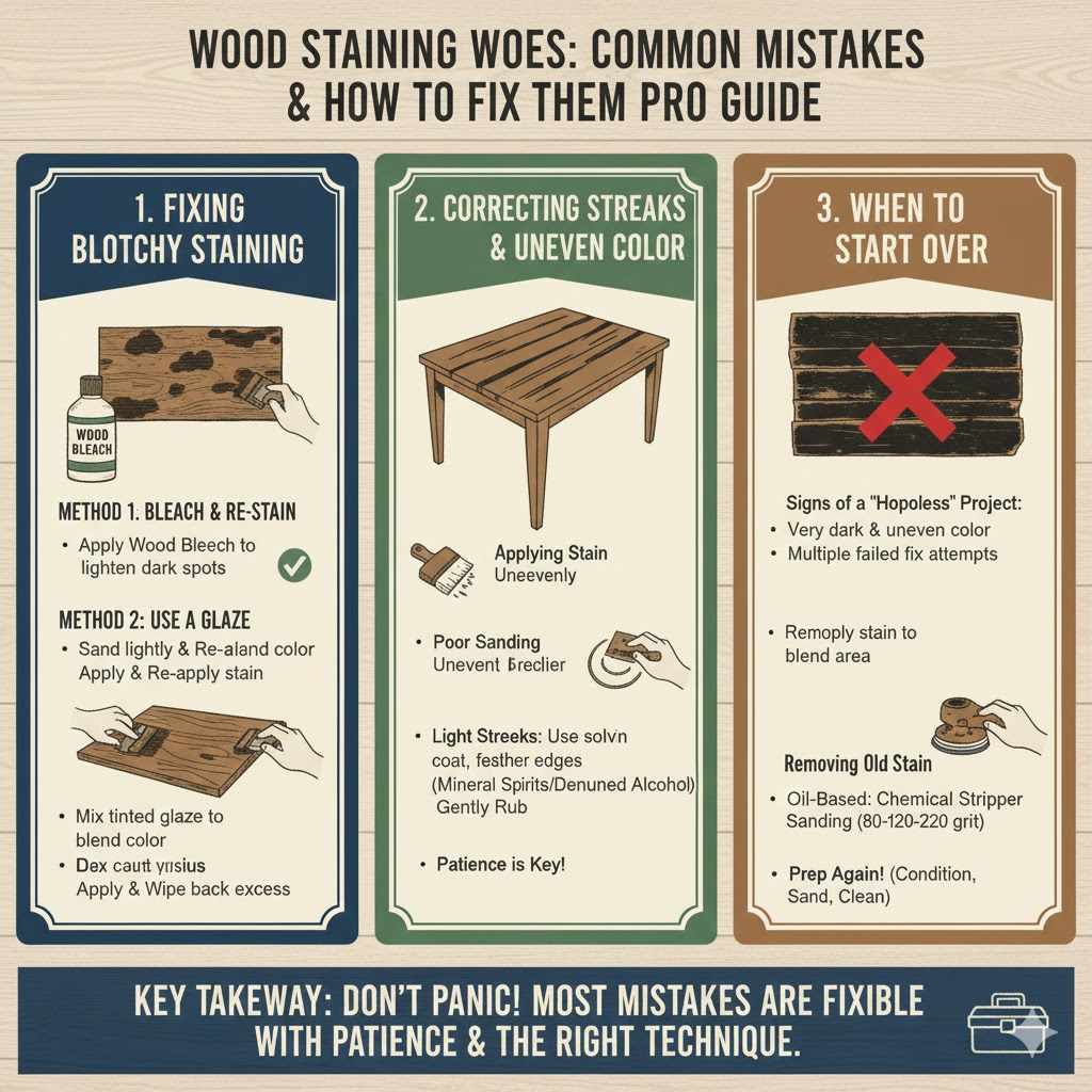 Common Staining Mistakes and How to Fix Them