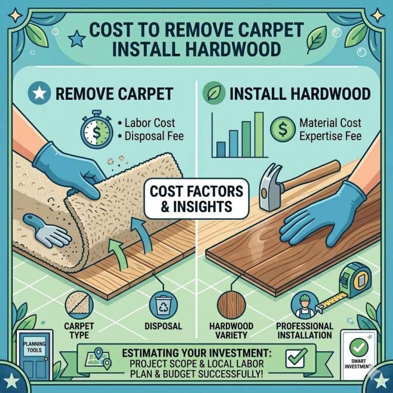 Cost to Remove Carpet Install Hardwood