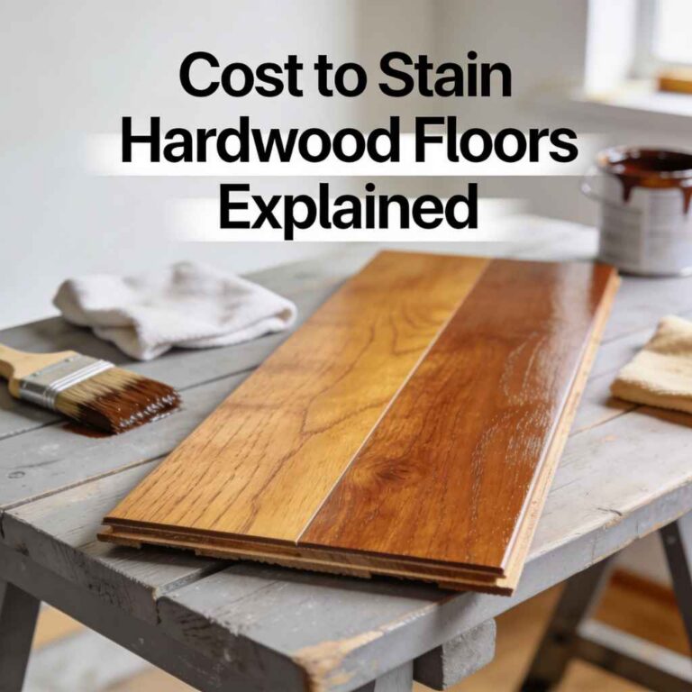 Cost to Stain Hardwood Floors Explained