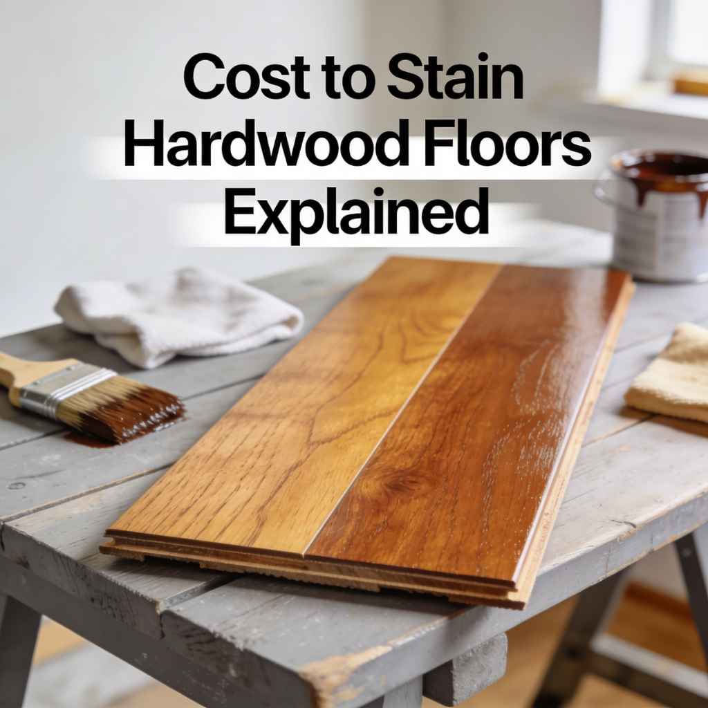 Cost to Stain Hardwood Floors Explained