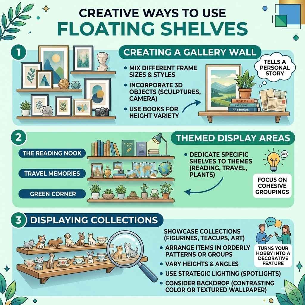 Creative Ways to Use Floating Shelves