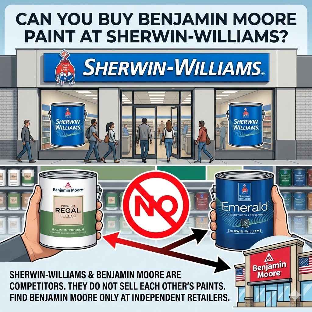 Does Sherwin-Williams Sell Benjamin Moore Paint