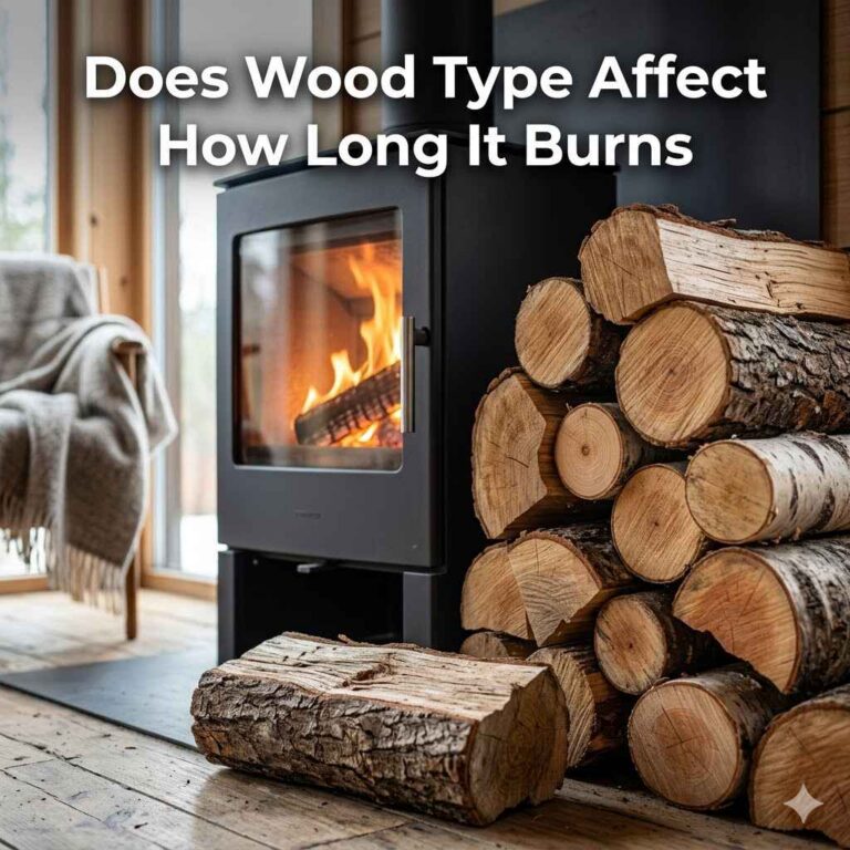 Does Wood Type Affect How Long It Burns