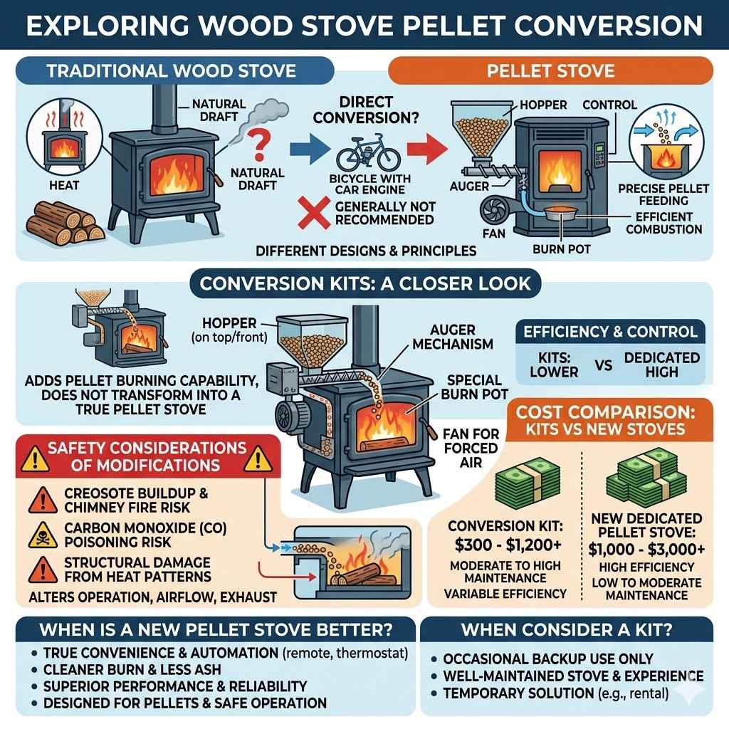 Exploring Wood Stove Pellet Conversion