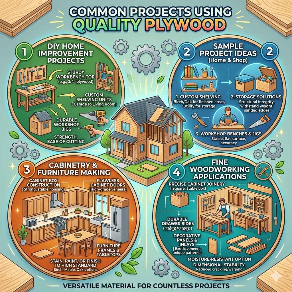 Common Projects Using Quality Plywood