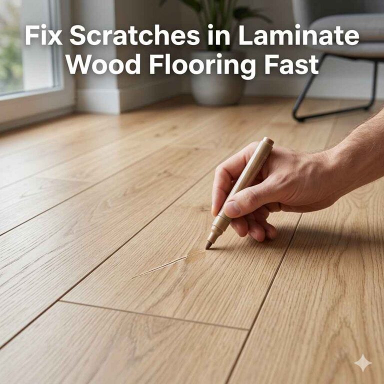 Fix Scratches in Laminate Wood Flooring Fast