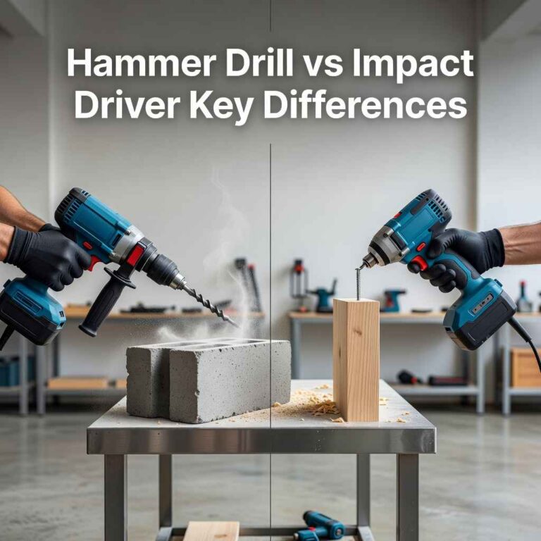 Hammer Drill vs Impact Driver Key Differences