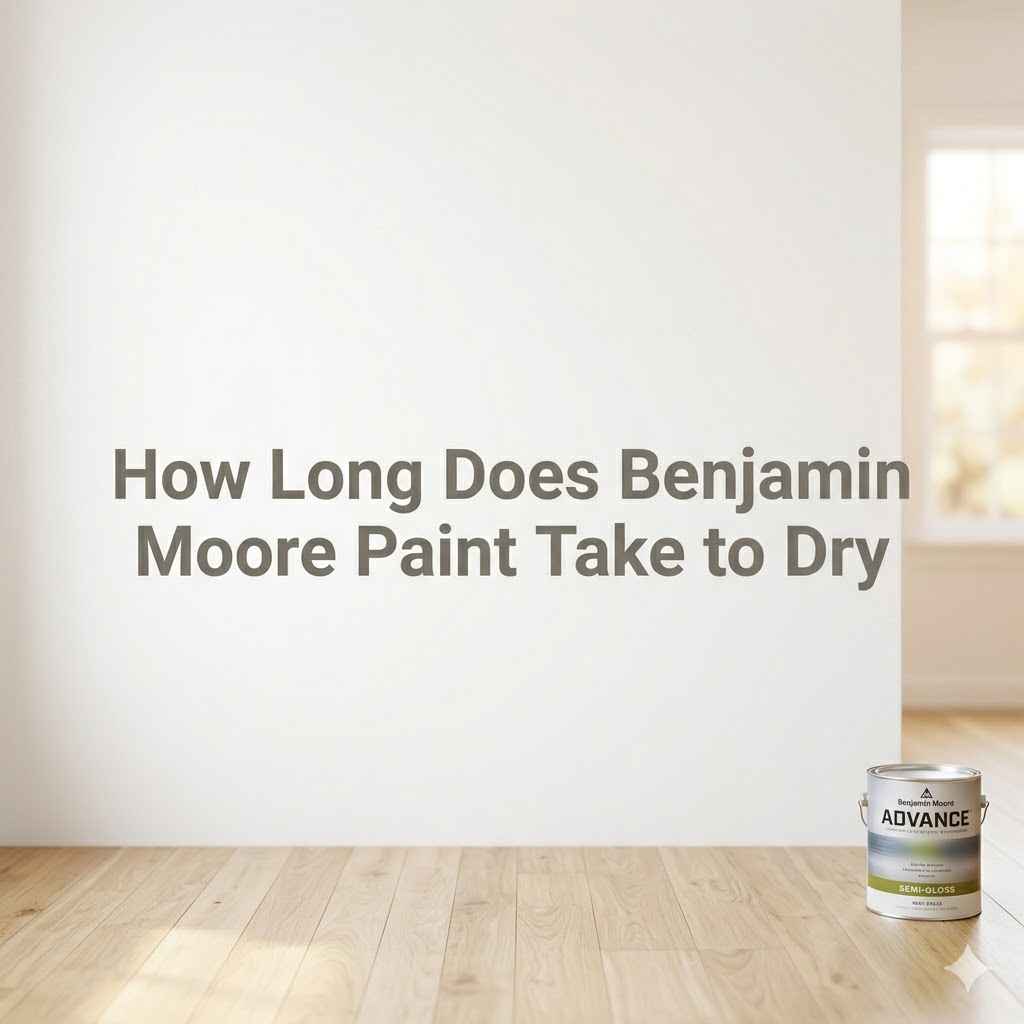 How Long Does Benjamin Moore Paint Take to Dry