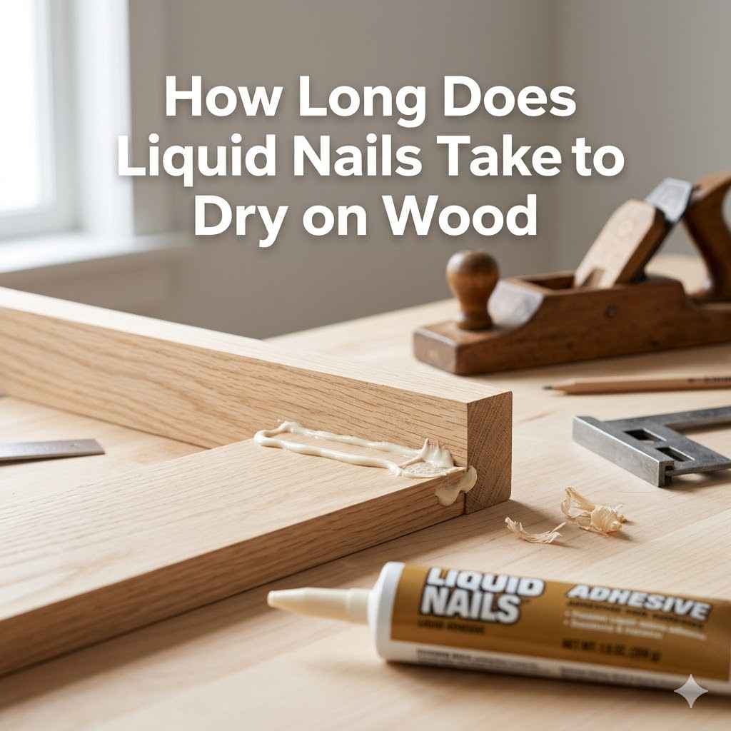 How Long Does Liquid Nails Take to Dry on Wood