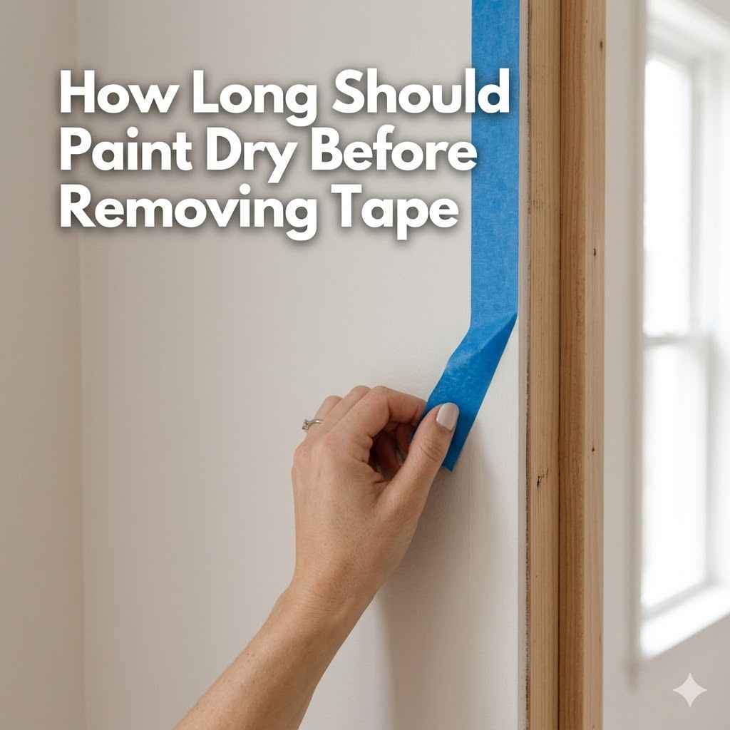 How Long Should Paint Dry Before Removing Tape