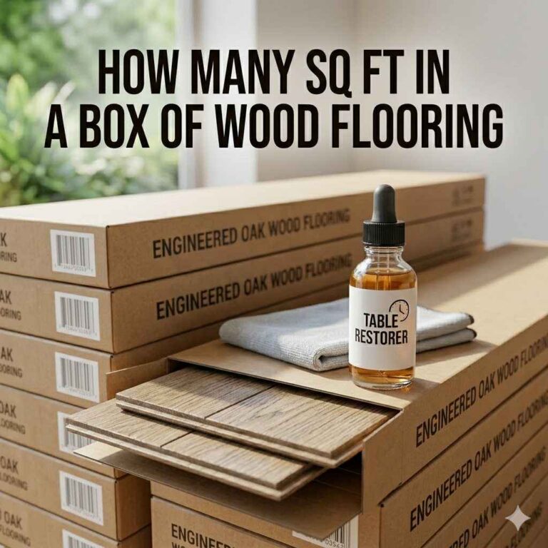 How Many Sq Ft in a Box of Wood Flooring