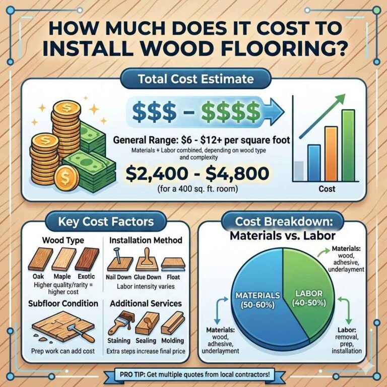 How Much Does It Cost to Install Wood Flooring