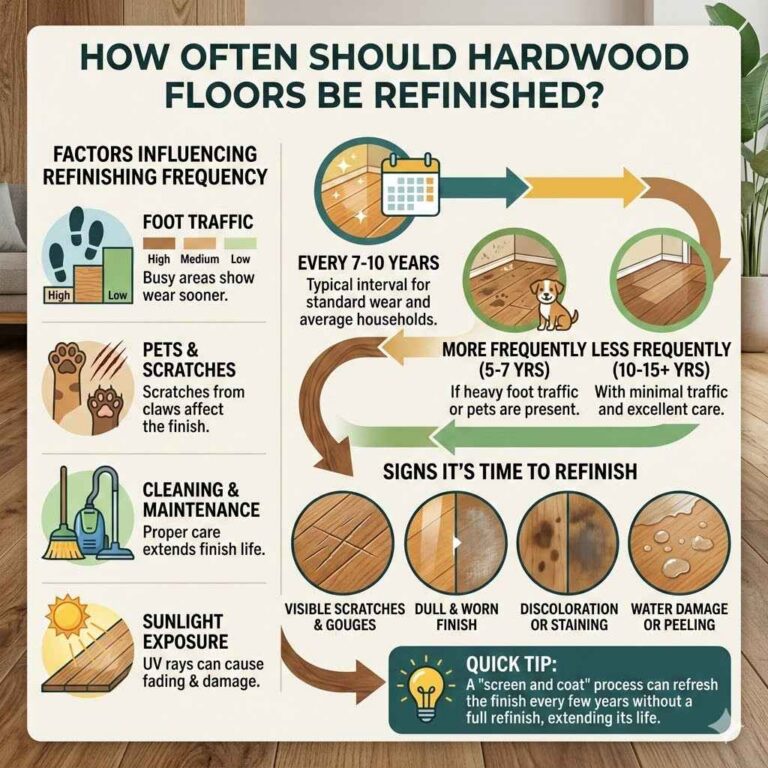 How Often Should Hardwood Floors Be Refinished