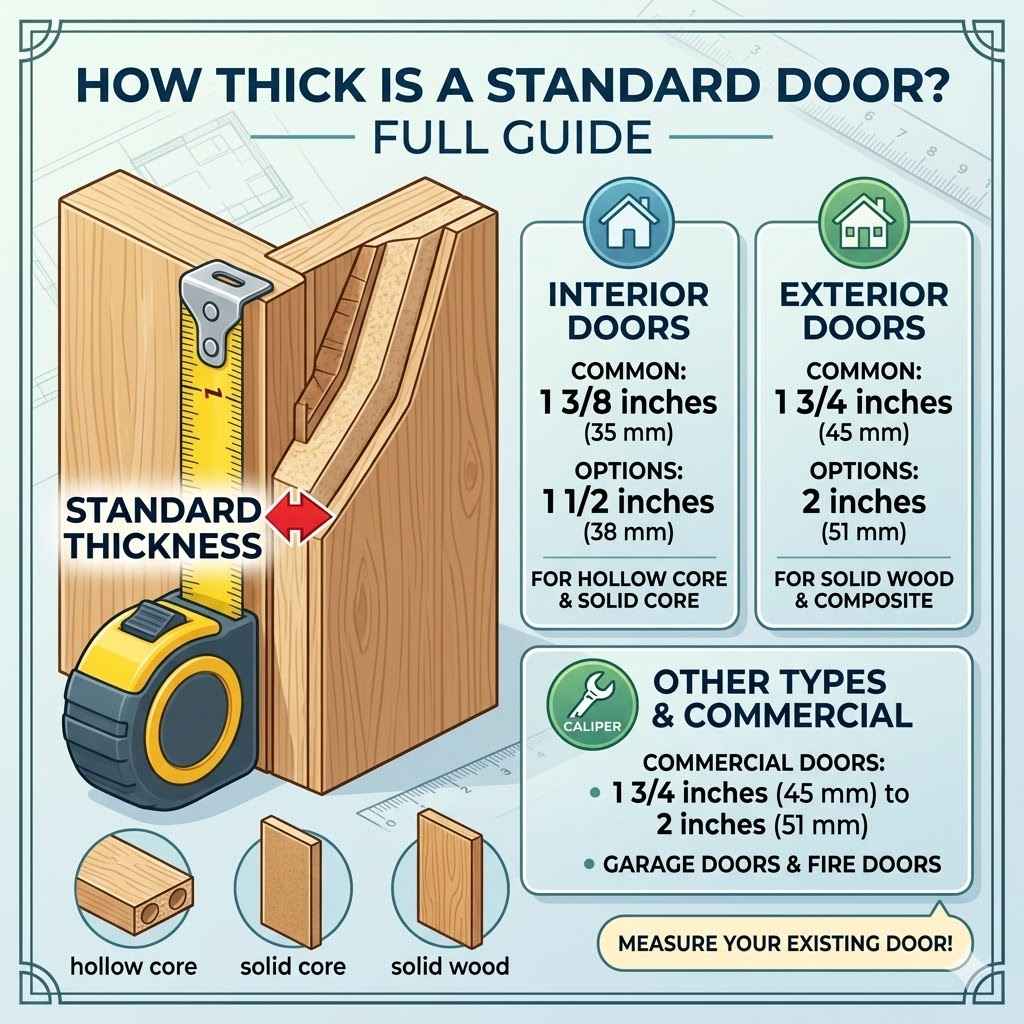 How Thick Is a Standard Door