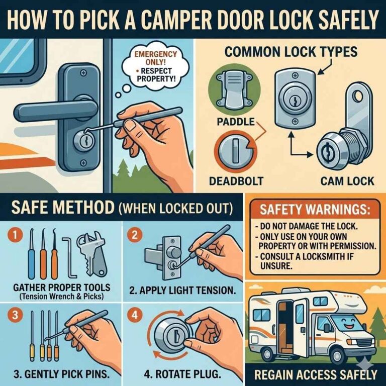 How To Pick A Camper Door Lock Safely