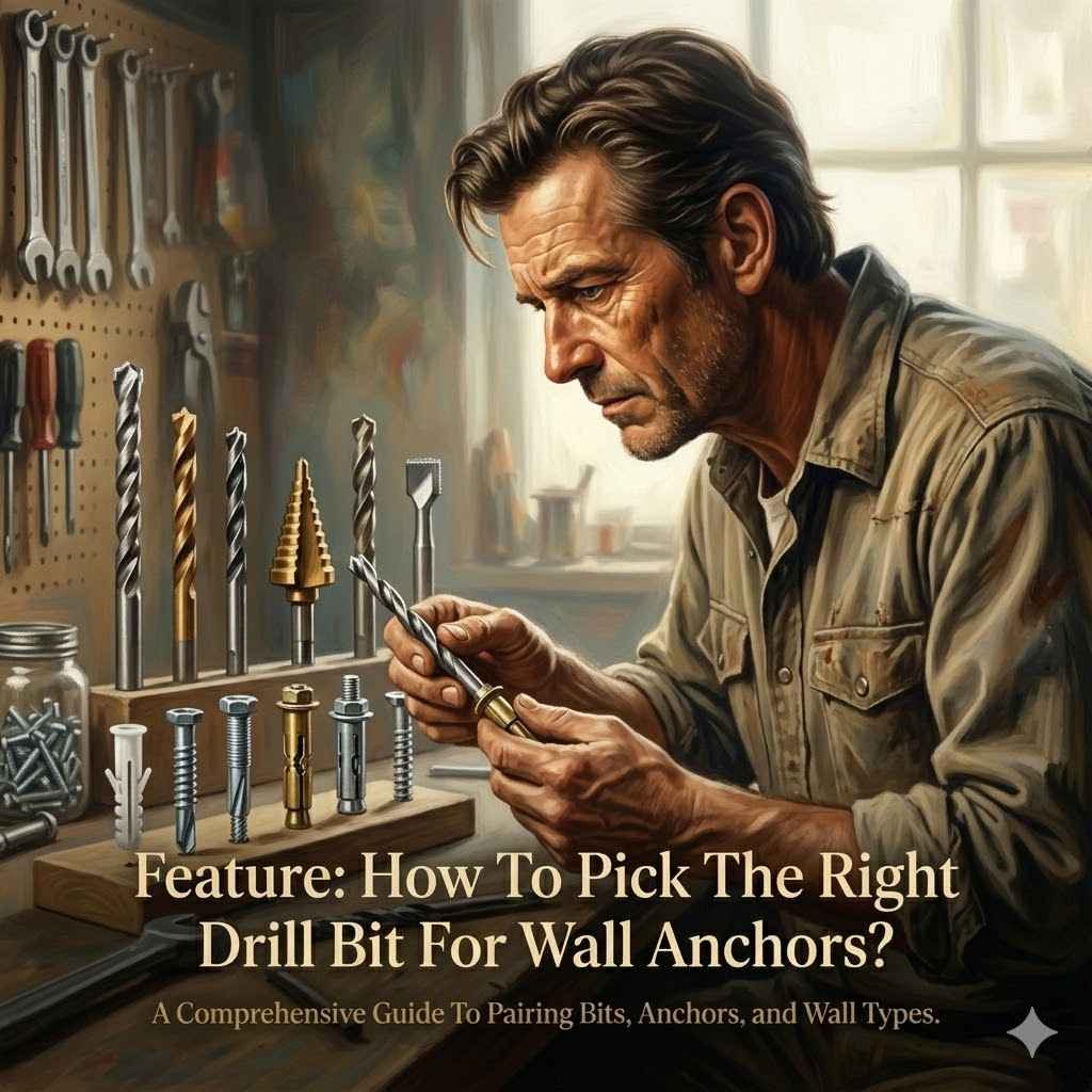 How To Pick The Right Drill Bit For Wall Anchors