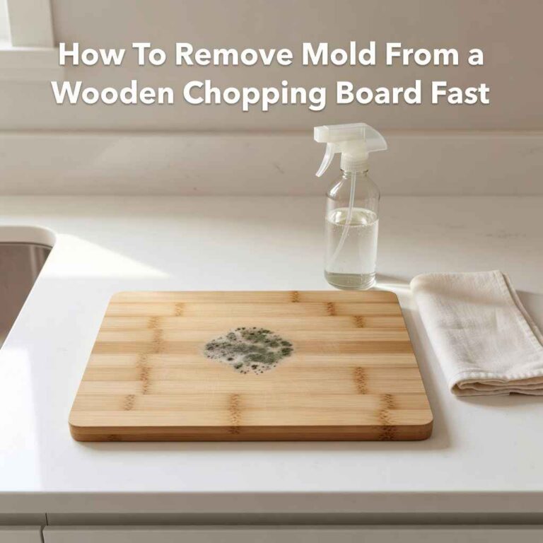 How To Remove Mold From a Wooden Chopping Board Fast
