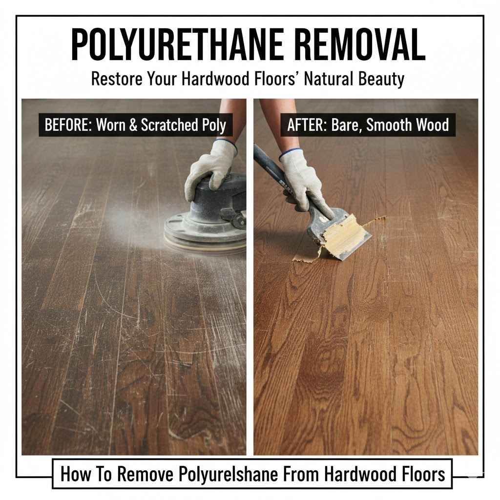 How To Remove Polyurethane From Hardwood Floors