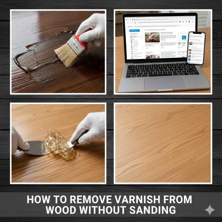 How To Remove Varnish From Wood Without Sanding