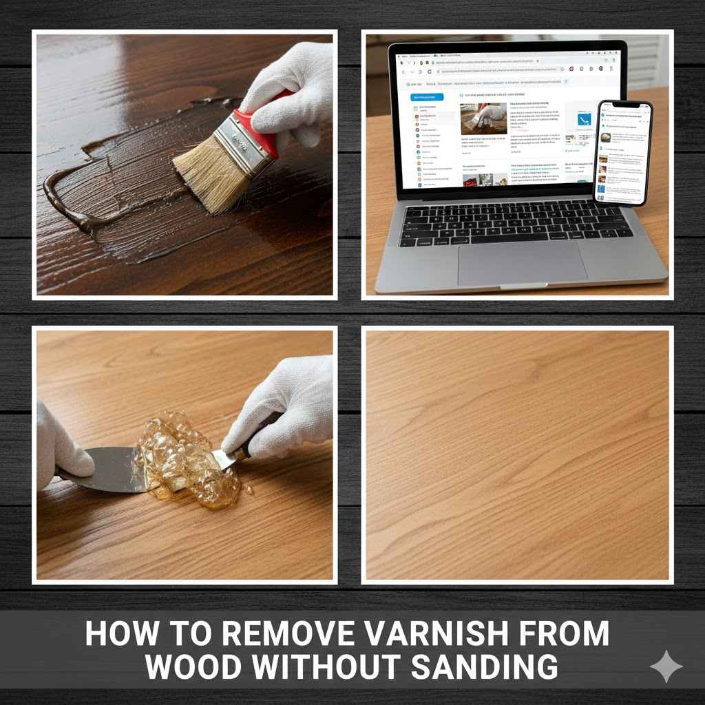 How To Remove Varnish From Wood Without Sanding