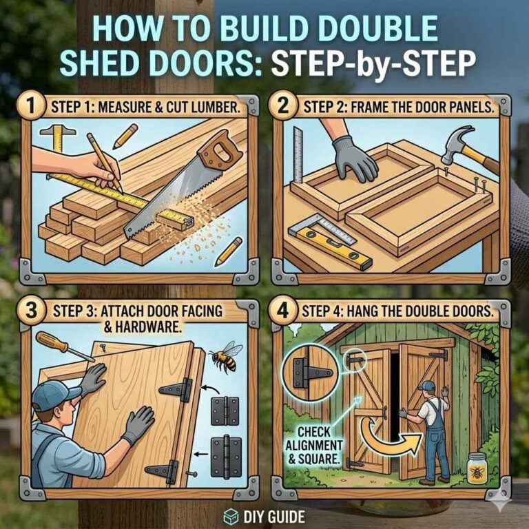 How to Build Double Shed Doors Step-by-Step