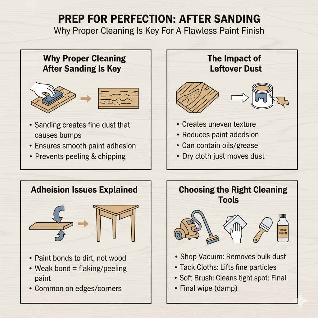 Why Proper Cleaning After Sanding Is Key