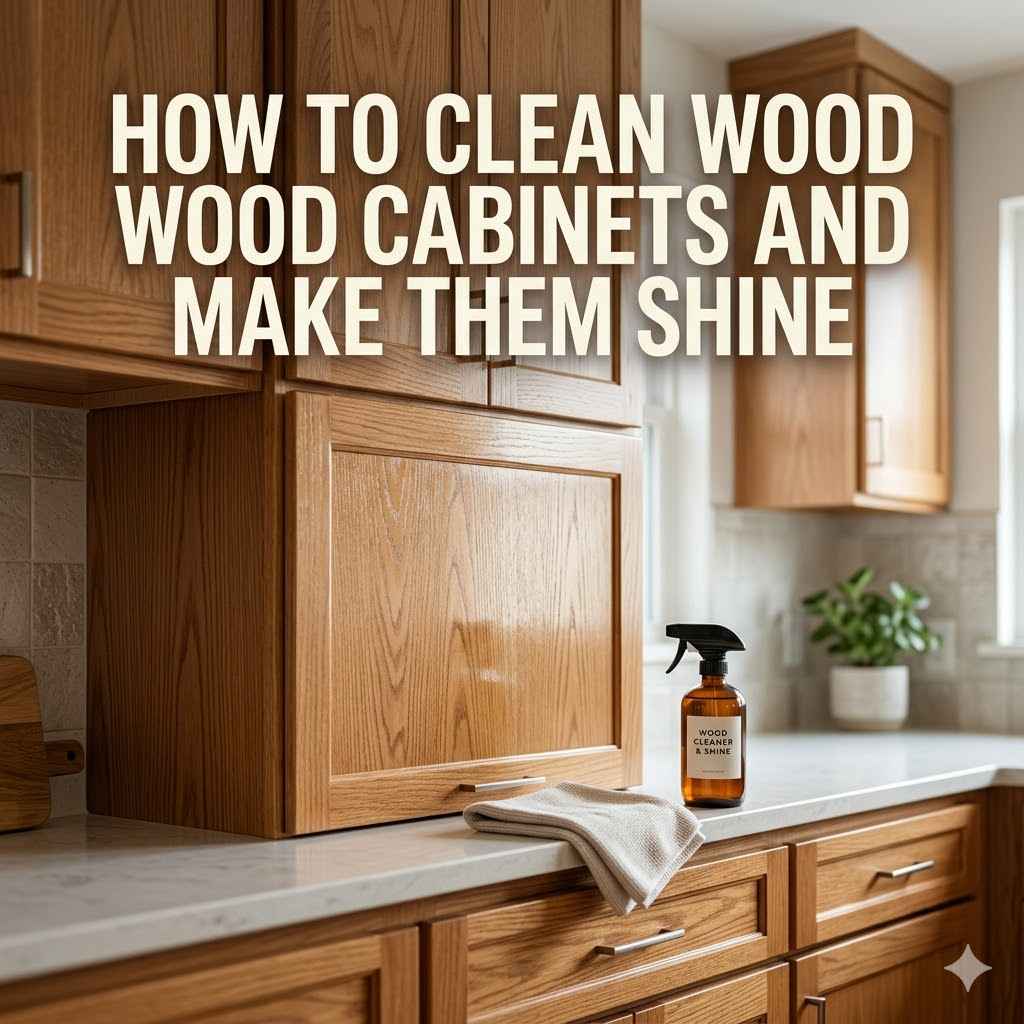 How to Clean Wood Cabinets And Make Them Shine
