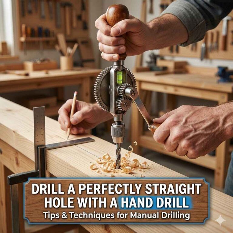 How to Drill a Straight Hole With a Hand Drill