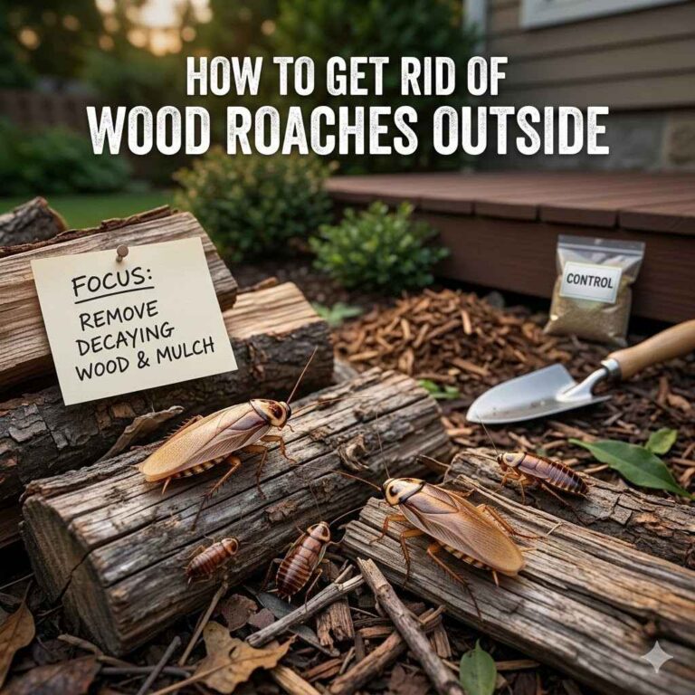 How to Get Rid of Wood Roaches Outside