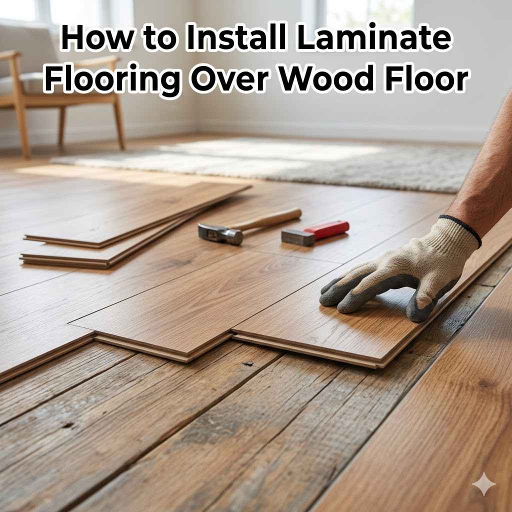 How to Install Laminate Flooring Over Wood Floor