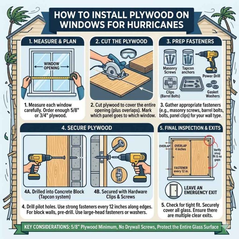 How to Install Plywood on Windows for Hurricanes