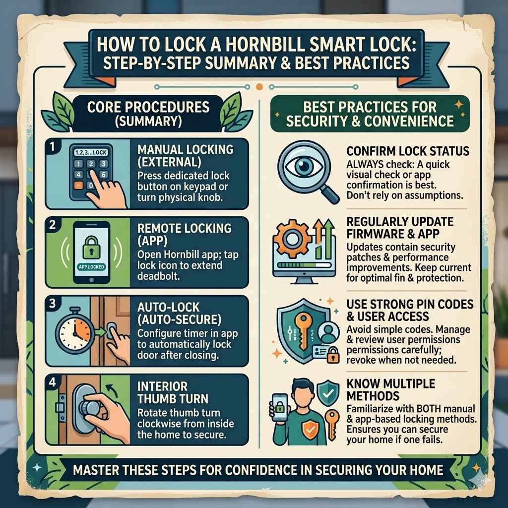 How to Lock a Hornbill Smart Lock Step-by-Step Summary and Best Practices