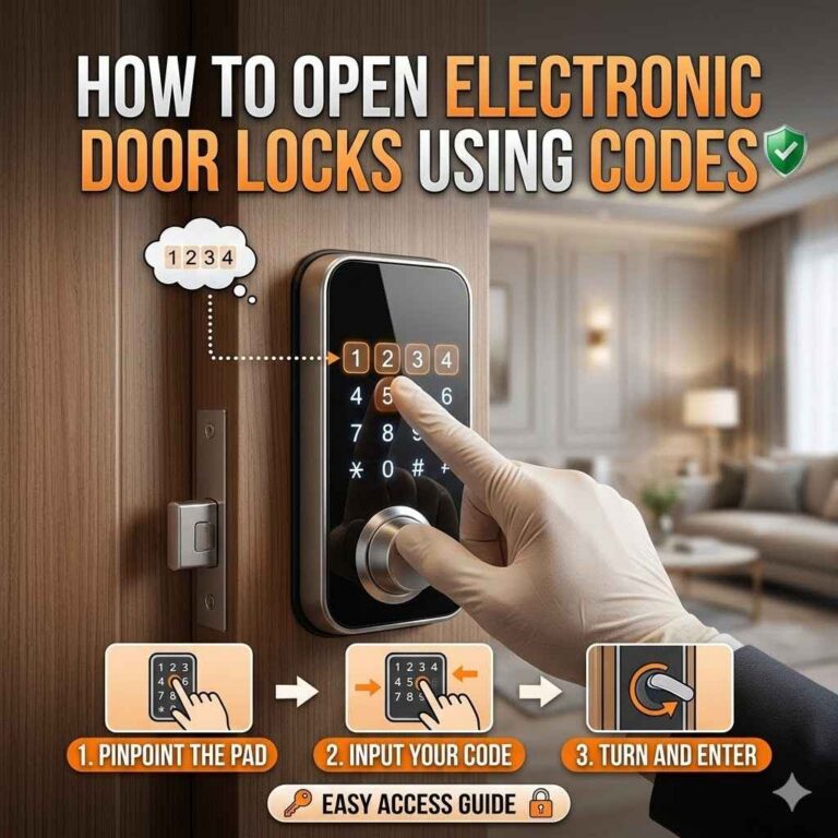 How to Open Electronic Door Locks Using Codes