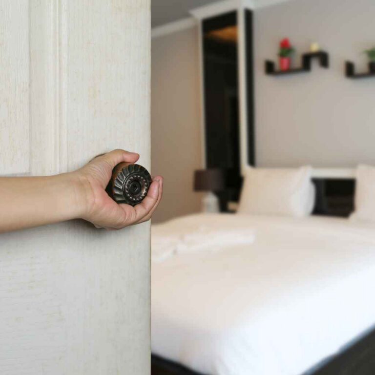 How to Open a Bedroom Door Lock Safely