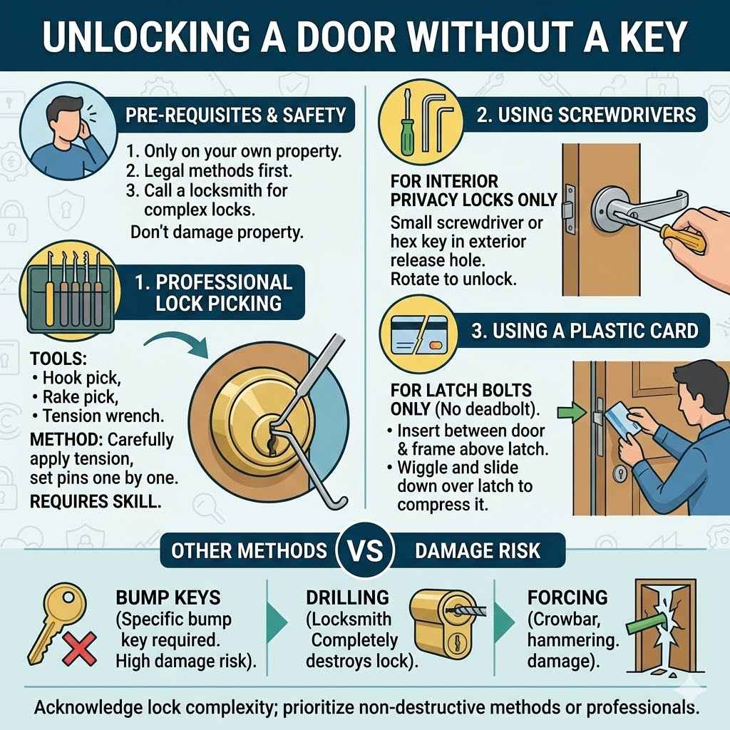 Understanding How to Open a Locked Door Without a Key