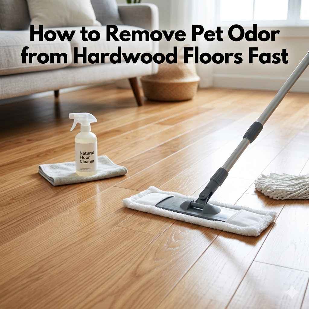 How to Remove Pet Odor from Hardwood Floors Fast