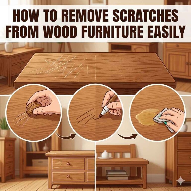 How to Remove Scratches from Wood Furniture Easily