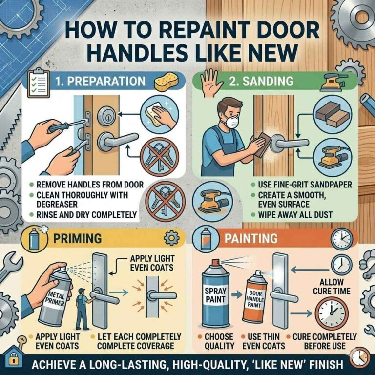 How to Repaint Door Handles Like New