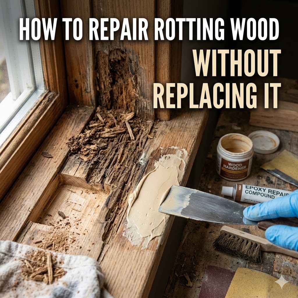 How to Repair Rotting Wood Without Replacing It