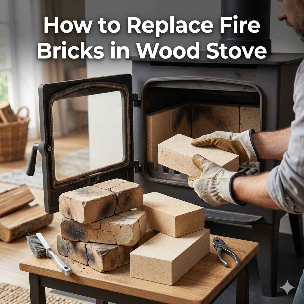 How to Replace Fire Bricks in Wood Stove
