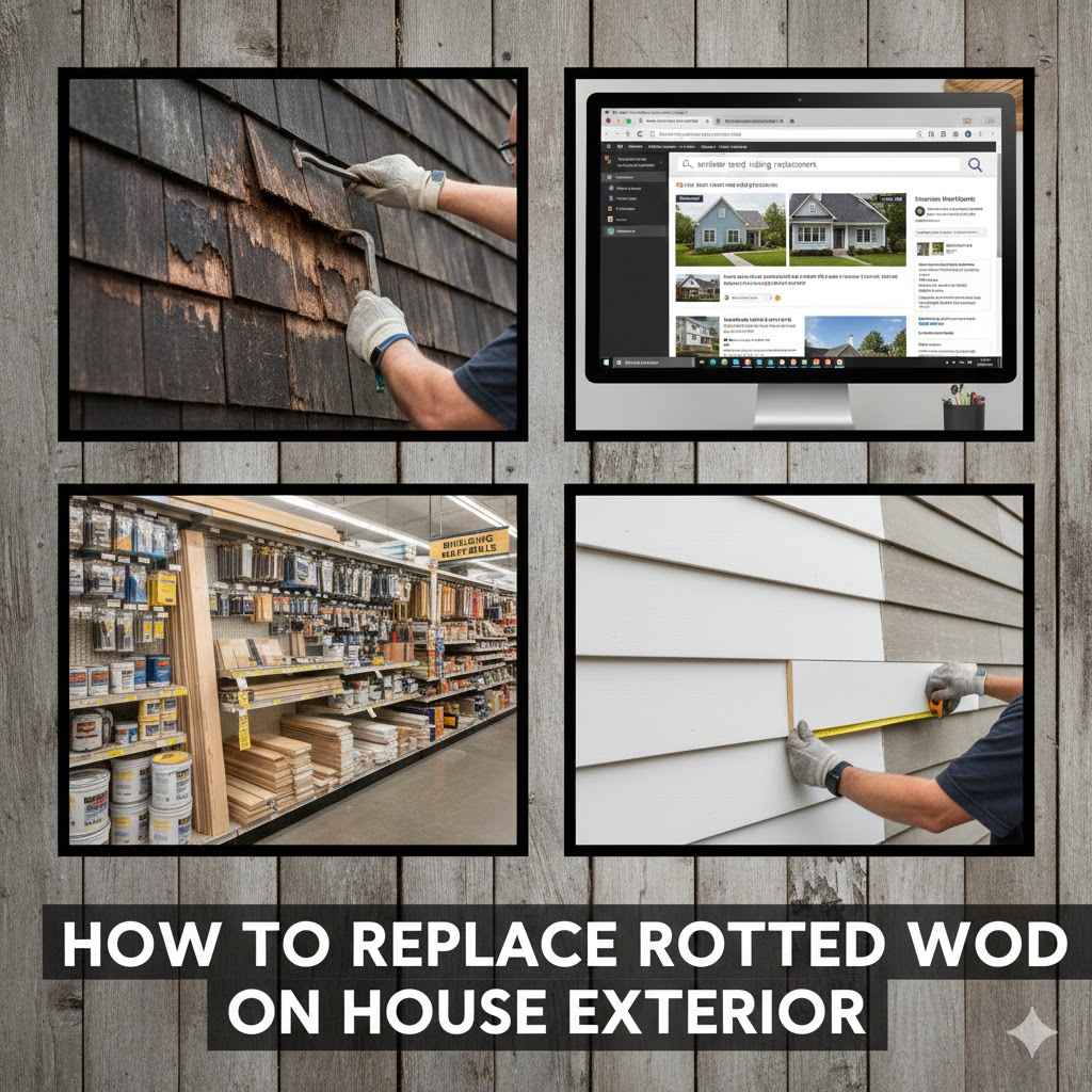 How to Replace Rotted Wood on House Exterior