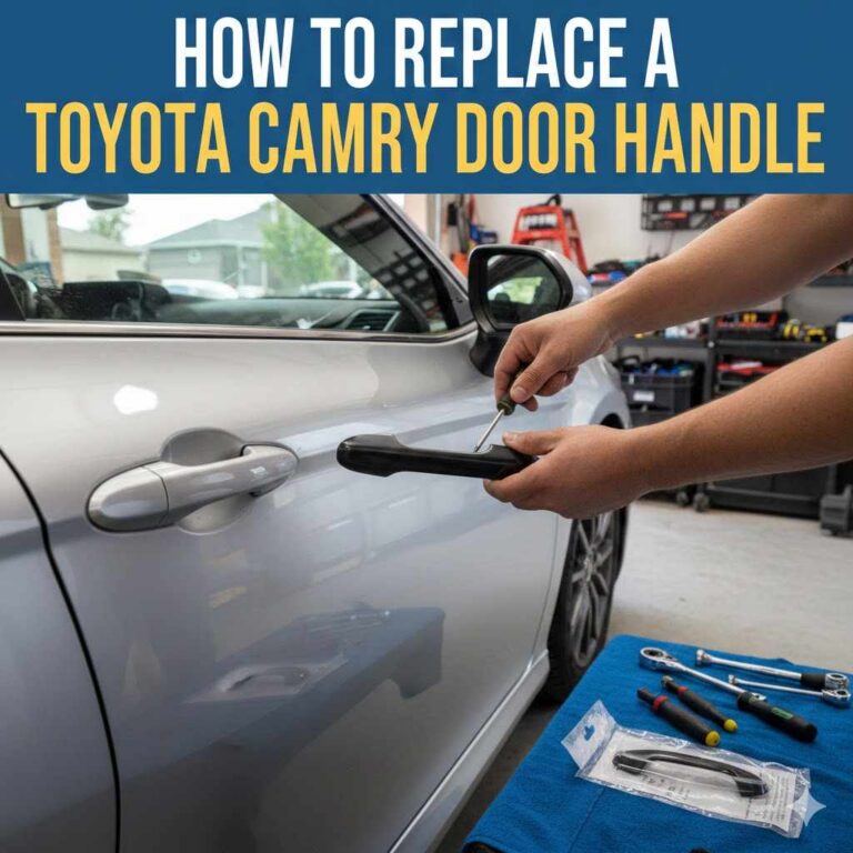 How to Replace a Toyota Camry Door Handle