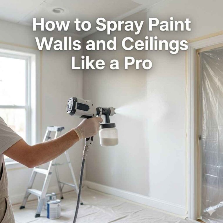 How to Spray Paint Walls and Ceilings Like a Pro