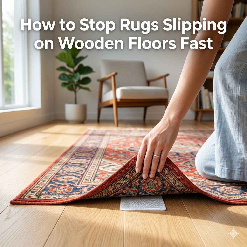 How to Stop Rugs Slipping on Wooden Floors Fast