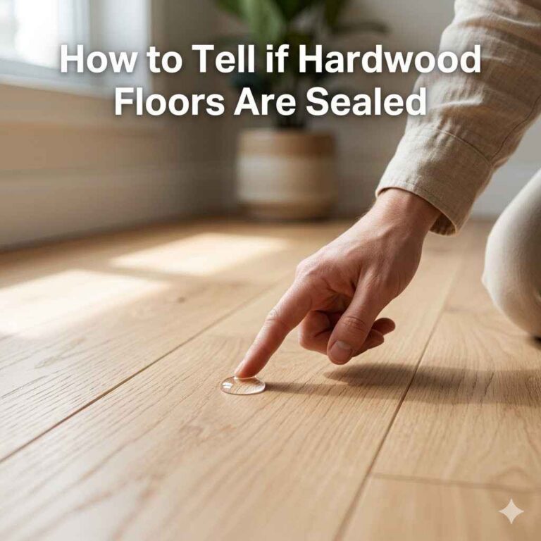 How to Tell if Hardwood Floors Are Sealed