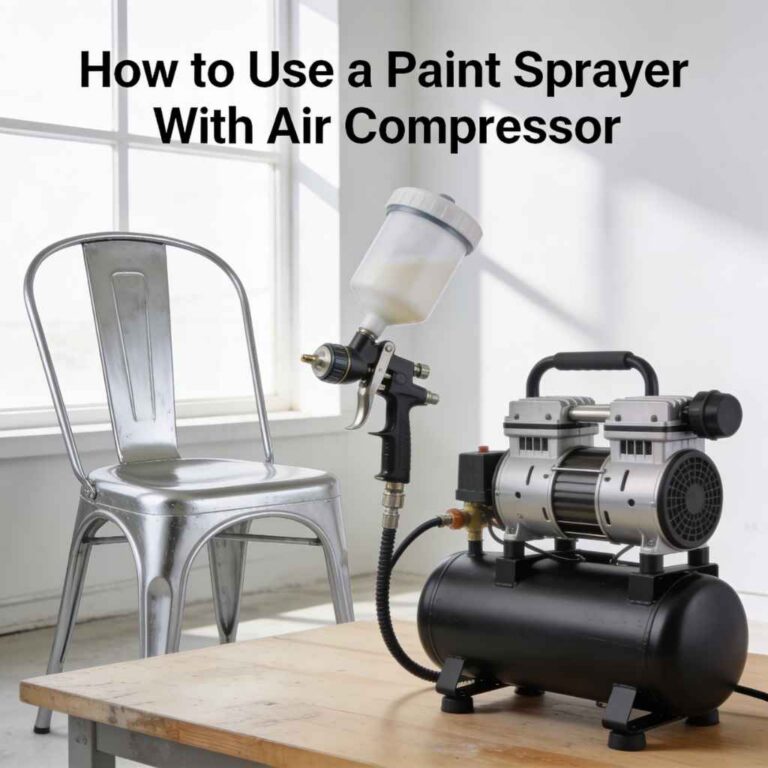 How to Use a Paint Sprayer With Air Compressor