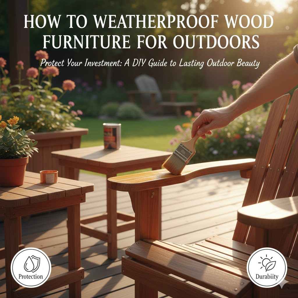 How to Weatherproof Wood Furniture for Outdoors